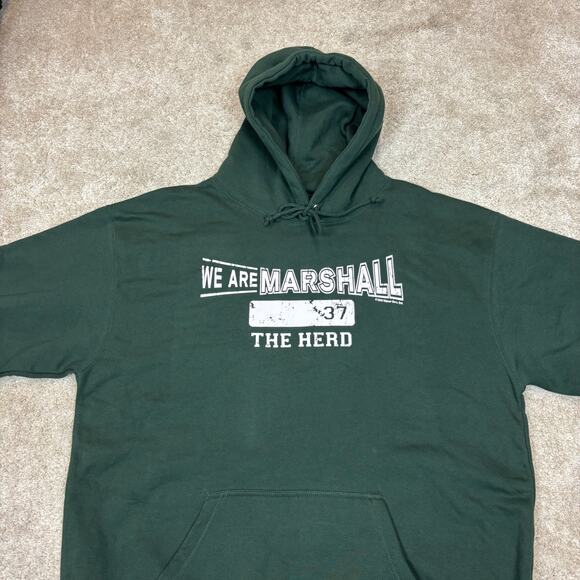 Vintage We Are Marshall The Herd Hoodie XL Movie Promo Matthew McConaughey - Picture 2 of 8